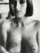 Helmut Newton Arielle After Haircut vintage silver gelatin print, Paris 1982 nude portrait after haircut, 16x20 vintage photo