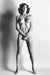 Alt Tag: Helmut Newton Big Nude III vintage silver gelatin print, Henrietta Paris 1982, 20x24 black and white nude portrait