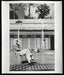 Alt Tag: Helmut Newton David Hockney Piscine Royale Paris 1975 vintage silver gelatin print 20x24 portrait at poolside in Paris