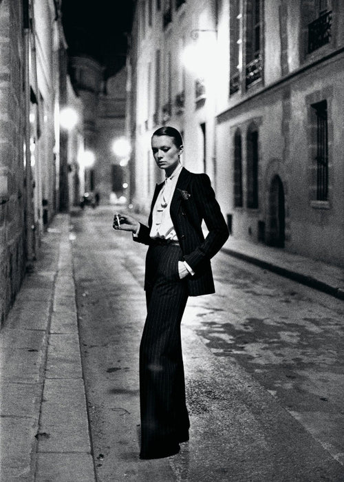 "Rue Aubriot, Paris 1975" 20x24 Vintage Silver Gelatin Print by Helmut Newton