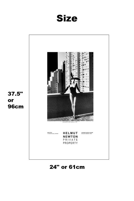 Helmut Newton "Elsa Peretti I", New York, 1975 – Vintage Exhibition Poster