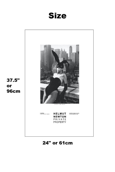 Helmut Newton "Elsa Peretti II", New York, 1975 – Vintage Exhibition Poster