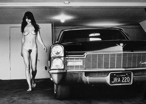 Helmut Newton "Hollywood Cadillac, Hollywood 1976"