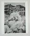 Helmut Newton Model in Venice 1966 vintage silver gelatin print 20x24 featuring couture model on boat by Grand Canal Venice Italy