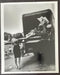 Helmut Newton Niki Lauda Pirelli Calendar 1985 silver gelatin print vintage photo of Lauda with Formula 1 car on truck in Monaco