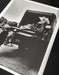 Helmut Newton Niki Lauda Pirelli Calendar 1985 silver gelatin print vintage 16x20 photo of Lauda in F1 car staged Monaco scene