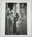 Helmut Newton Rue Aubriot Paris 1975 vintage silver gelatin print 20x24 framed photo of woman in tuxedo on Paris street at night