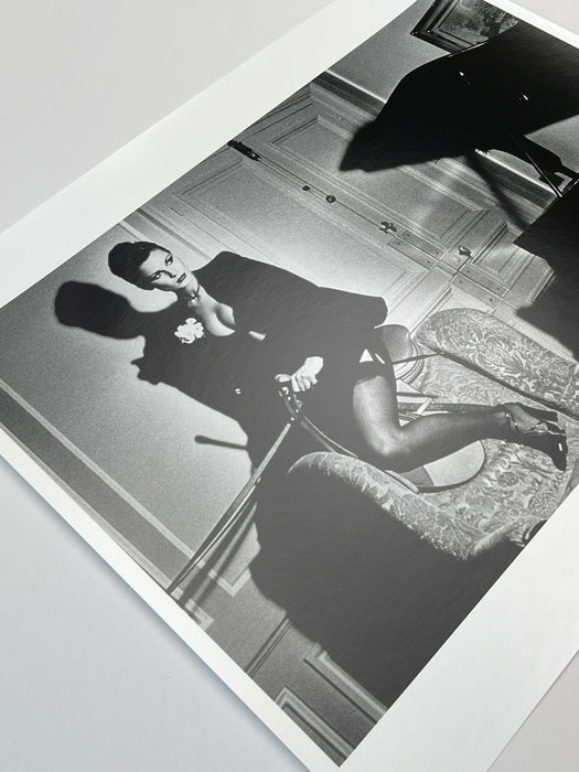 "Saddle II, Paris 1976" 20x24 Vintage Silver Gelatin Print by Helmut Newton