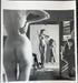 Helmut Newton Self Portrait with Model and Wife Paris 1981 vintage silver gelatin print, black-and-white studio scene with nude model and photographer