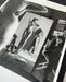 Alt Tag: Helmut Newton Self Portrait with Model and Wife Paris 1981 vintage silver gelatin print, black-and-white photo of Newton photographing nude model