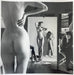 Helmut Newton Self Portrait with Model and Wife Paris 1981 vintage silver gelatin print, photographer at work with nude model and wife in studio