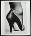 Helmut Newton Shoe Monte Carlo 1983 vintage silver gelatin print minimalist close-up high heel shoe and stocking, 20x24 vintage photo