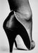 Alt Tag: Helmut Newton Shoe Monte Carlo 1983 vintage silver gelatin print high-heel shoe close-up minimalist black-and-white photograph
