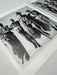 Alt Tag: Helmut Newton Sie Kommen Dressed Paris 1982 vintage silver gelatin print, 20x24 photo of framed fashion models in Paris