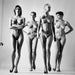 Helmut Newton Sie Kommen Nude Paris 1982 vintage silver gelatin print, nude female models standing in studio, Paris 1982