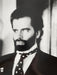 Alt Tag: Helmut Newton Karl Lagerfeld Paris 1973 vintage silver gelatin print portrait in Paris, high-contrast monochrome fashion photo