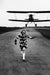 "Willi, Fashion Mansfield, British Vogue, London 1967" 20x24 Vintage Silver Gelatin Print by Helmut Newton