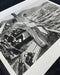 Helmut Newton Winnie On Deck Cannes 1975 vintage silver gelatin print 20x24, Winnie Holman on yacht deck at sea, Cannes 1975