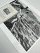 Alt Tag: Helmut Newton Winnie On Deck Cannes 1975 vintage silver gelatin print 20x24 photo of Winnie Holman reclining on yacht deck above sea